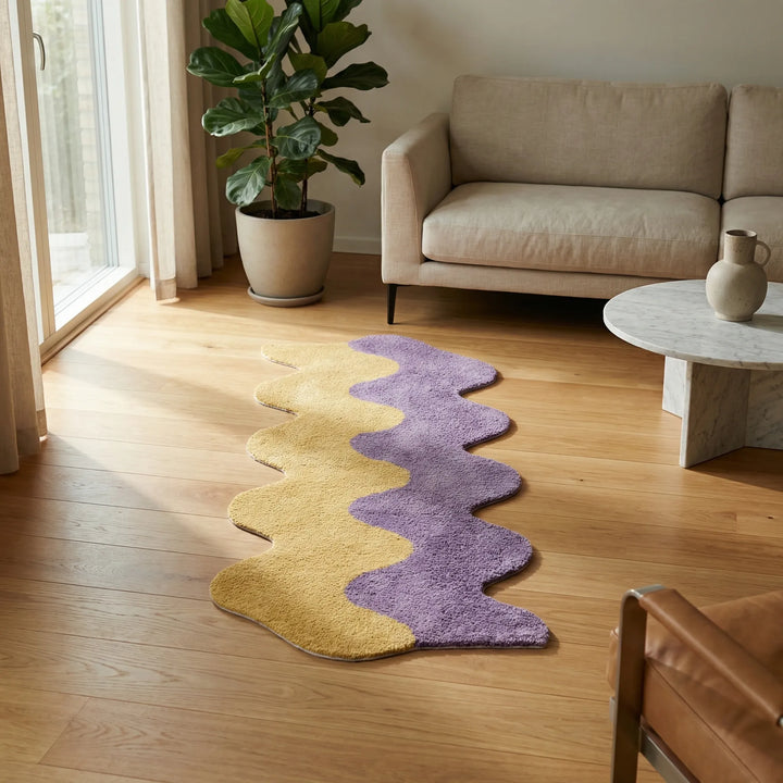 Abstrakter Farbblock-Teppich - ColorRipple