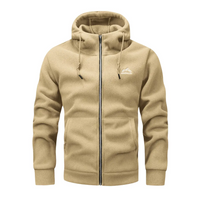 Herren Fleecejacke mit Kapuze & Reißverschluss – Sören