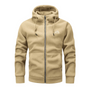 Herren Fleecejacke mit Kapuze & Reißverschluss – Sören