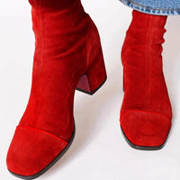 Ankle Boot With Block Heel - Freda