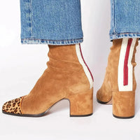 Ankle Boot With Block Heel - Freda