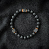 Armband Aus Lavastein - OnyxBalance 