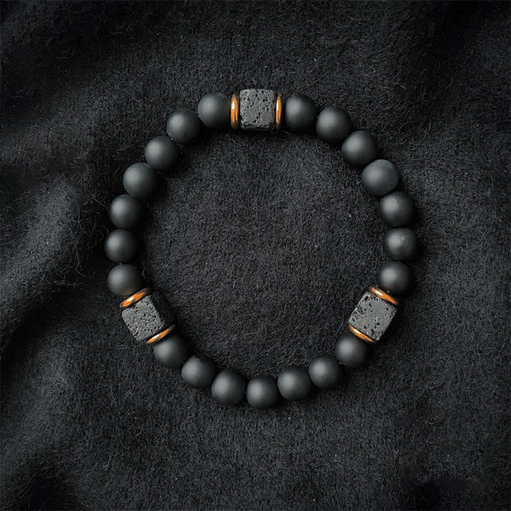 Armband Aus Lavastein - OnyxBalance 
