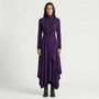 Asymmetrisches Maxikleid Mit Stehkragen - Tonya
