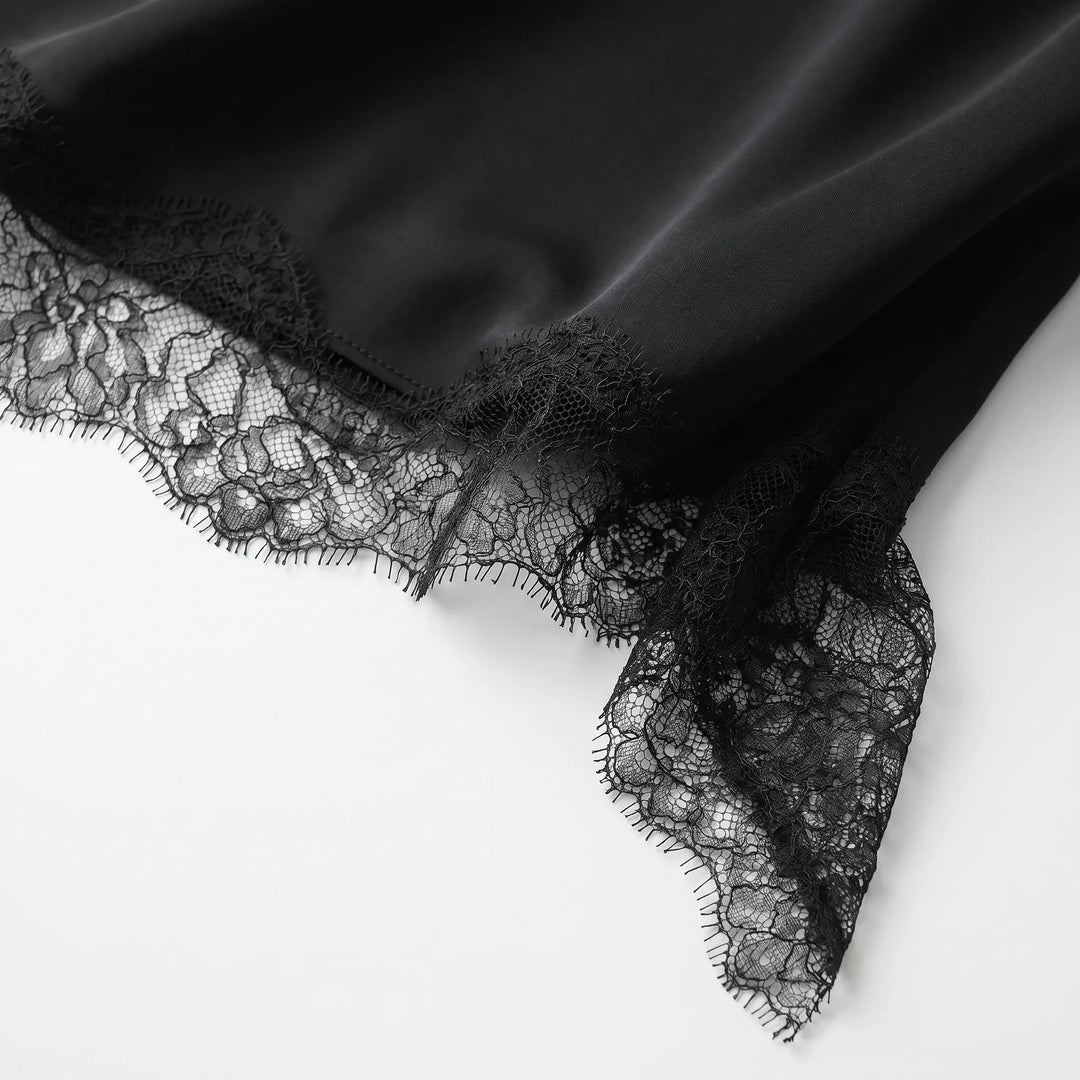Asymmetrisches Slipkleid Mit Transparenten Details -  Mable