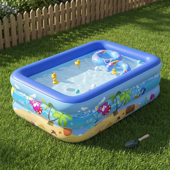 Aufblasbarer Pool Mit Drei Ringen - Frolika