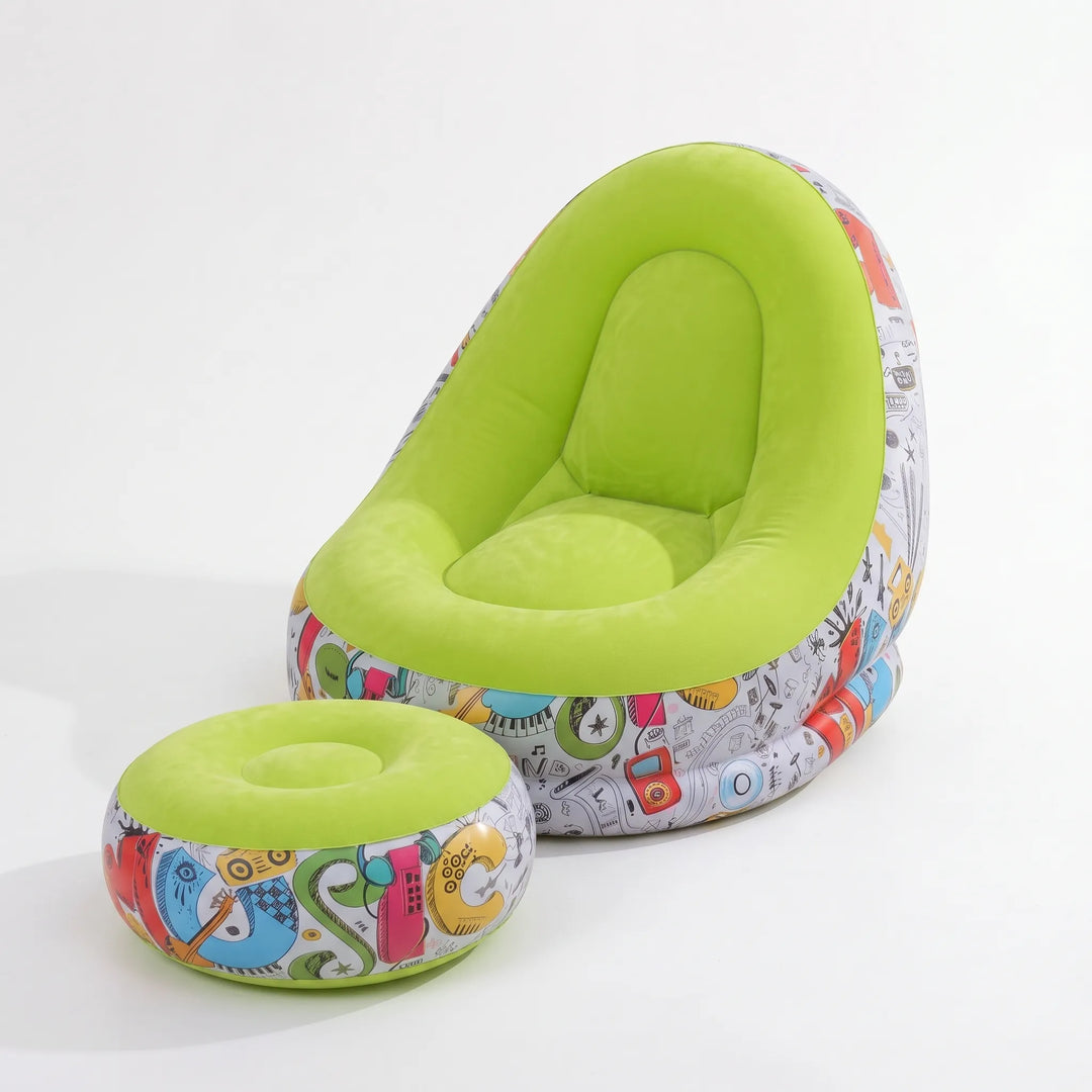 Aufblasbarer Sessel Mit Hocker - Aerolounge