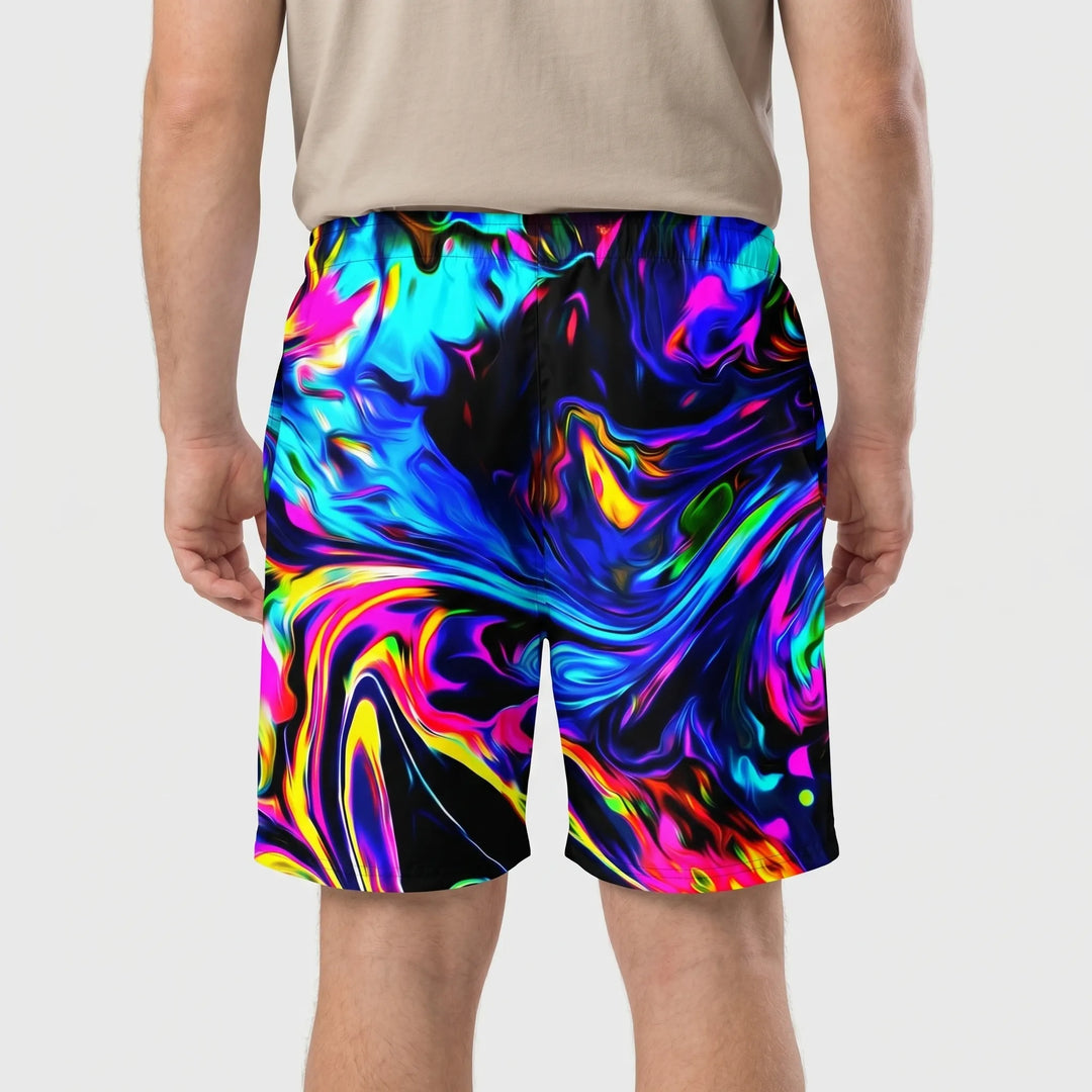 Auffällige Badeshorts Mit Grafikprint - Cameron