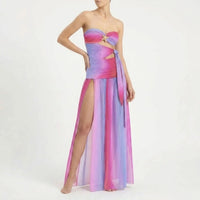 Badeanzug Mit Cut-Outs Und Rock - Sirenia