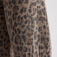 Barrel Jeans Damen Mit Leopardenmuster -  Frances