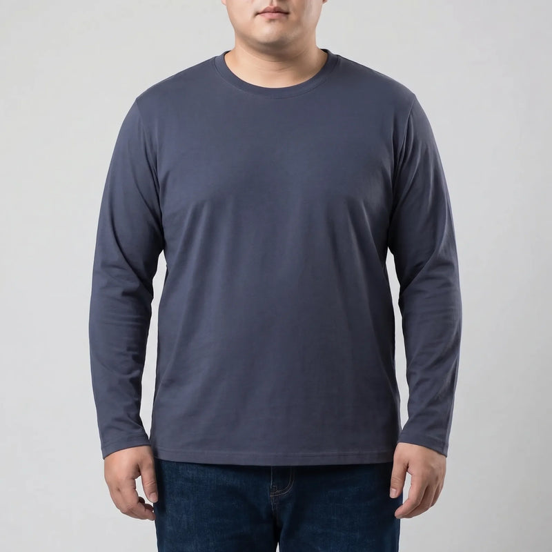 Basic Langarmshirt Mit Rundhalsausschnitt - Josh