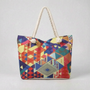 Bedruckte Damen Strandtasche - Okatote