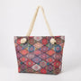 Bedruckte Damen Strandtasche - Okatote