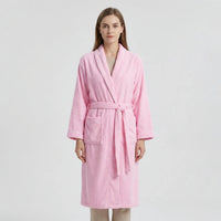 Belted Towelling Dressing Gown For Women - Charlene