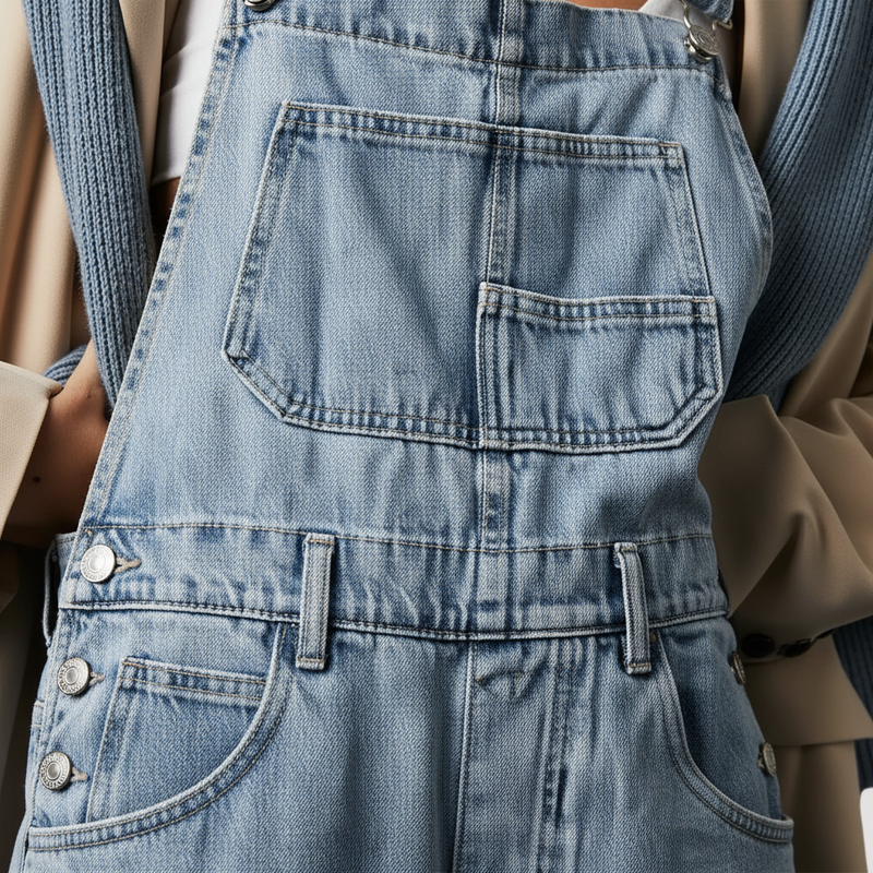 Bequemer Denim-Hosenanzug - Nina