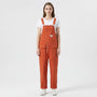 Bib-Front Dungarees With Chest Pocket - Amber
