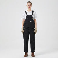 Bib-Front Dungarees With Chest Pocket - Amber