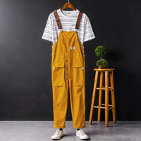 Bib-Front Dungarees With Chest Pocket - Elbert