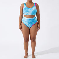 Bikini Set In Großen Größen Mit Batikmuster - Jean
