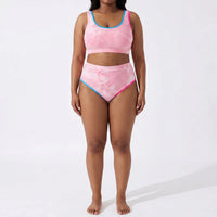 Bikini Set In Großen Größen Mit Batikmuster - Jean
