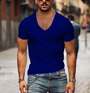 Herren T-Shirt mit V-Ausschnitt – Timo