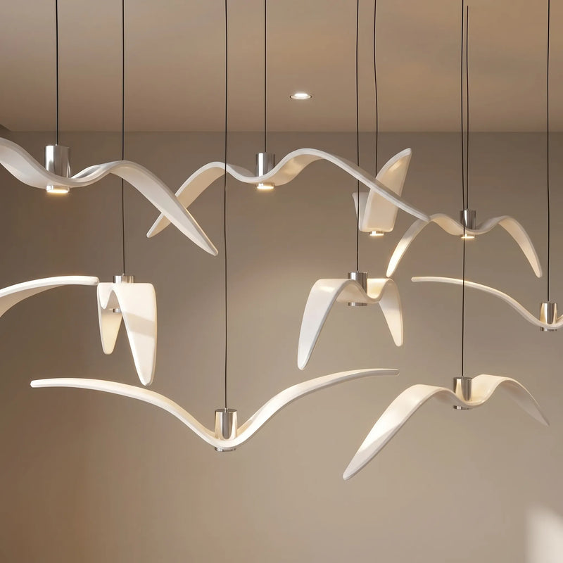 Bird-Shaped Sculptural Pendant Lamp -  Winglow