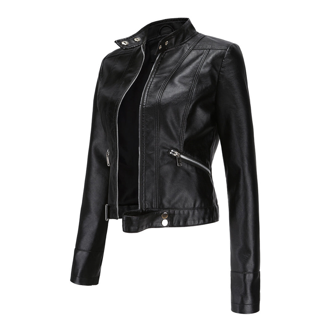 Stilvolle Damen Lederjacke in klassischem Design – Marlene