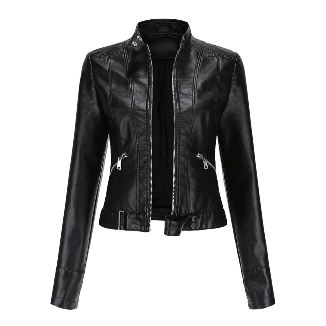 Stilvolle Damen Lederjacke in klassischem Design – Marlene