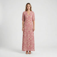 Bohemian Floral Maxi Dress - Carolyn