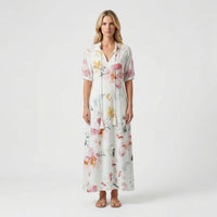 Bohemian Floral Maxi Dress - Carolyn