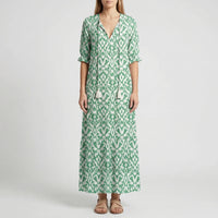 Bohemian Floral Maxi Dress - Carolyn