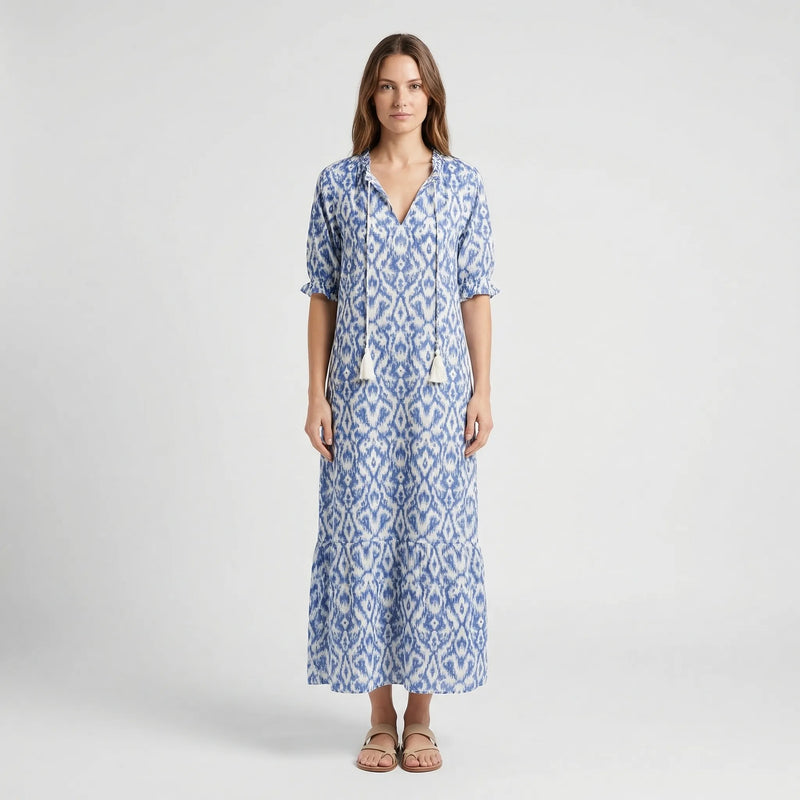 Bohemian Floral Maxi Dress - Carolyn