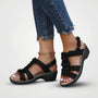 Bohemian Floral Platform Sandal - Evelyn