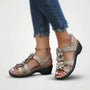 Bohemian Floral Platform Sandal - Evelyn
