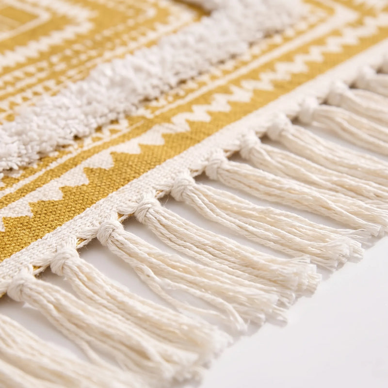 Boho Teppich Mit Fransen - Frinova