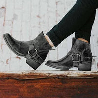 Buckle Detail Ankle Boot - Jodi
