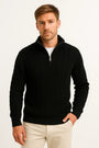 Cable-Knit Quarter-Zip Mens Jumper - Edmond