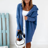 Herbstlicher Damen Kapuzen-Cardigan – Noelia