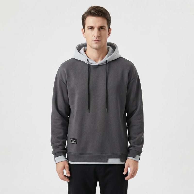 Casual Loose-Fit Hooded Sweatshirt - Trevor
