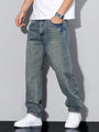 Casual Men's Jeans With Natural Waist - Clifford