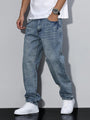 Casual Men's Jeans With Natural Waist - Clifford