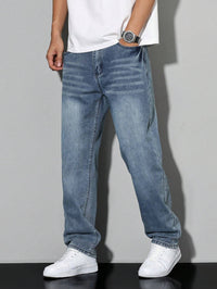 Casual Men's Jeans With Natural Waist - Clifford