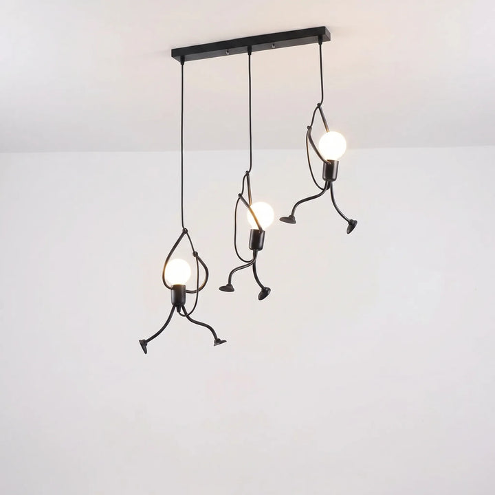 Character Figure Pendant Ceiling Light -  Lumikid