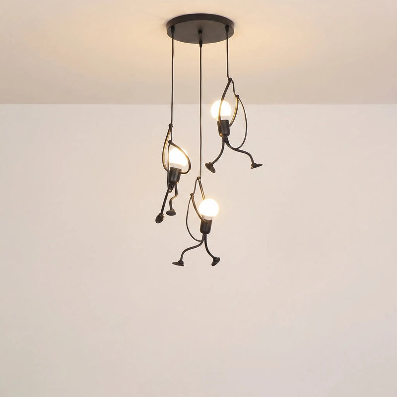Character Figure Pendant Ceiling Light -  Lumikid