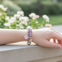 Charme-Armband Aus Sterlingsilber - FlowerBracelet 