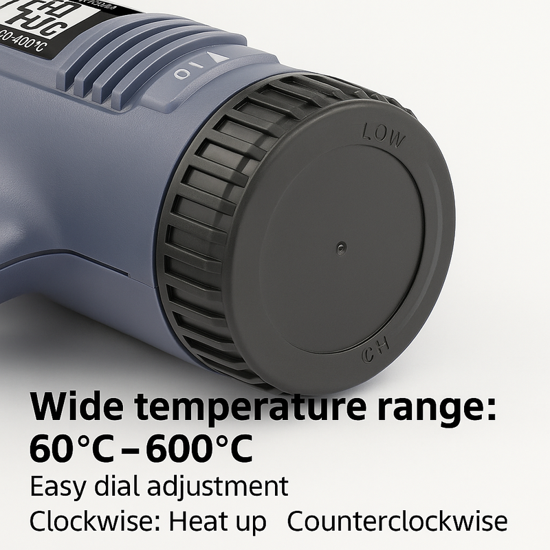 2000W Industrie-Elektrowärmegebläse mit digitaler LCD-Anzeige und einstellbarer Temperatur – ProTherm