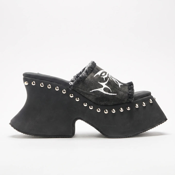 Chunky Plateau Pantoletten - Tami