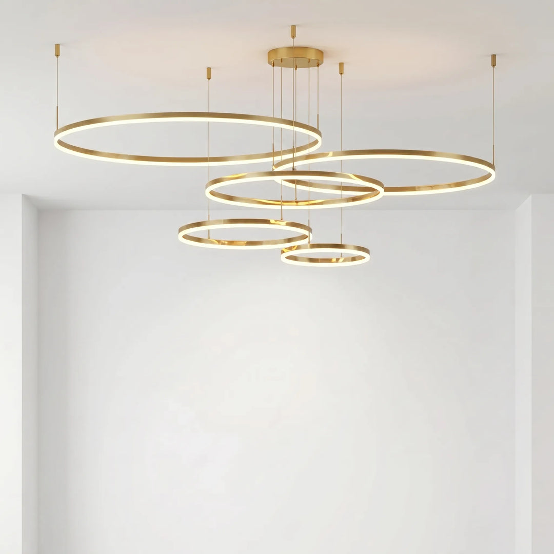 Circular Ring LED Pendant Chandelier -  Rinova