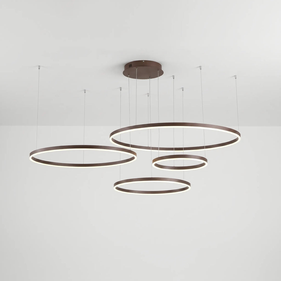 Circular Ring LED Pendant Chandelier -  Rinova