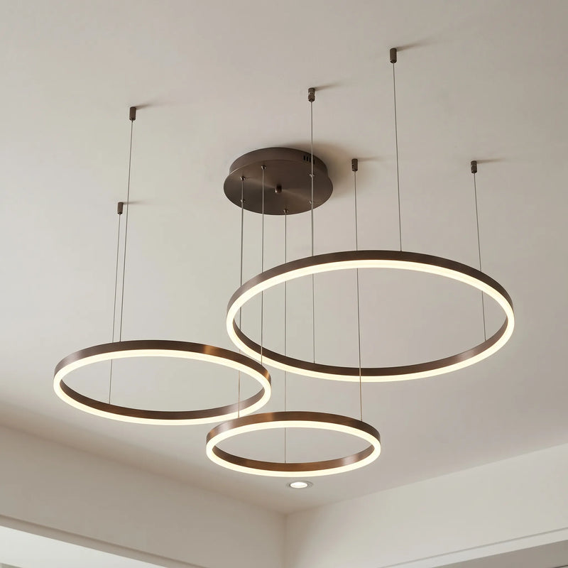 Circular Ring LED Pendant Chandelier -  Rinova